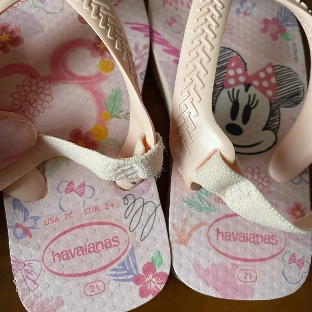 Disney Minnie Mouse Havaianas Toddler NWOT